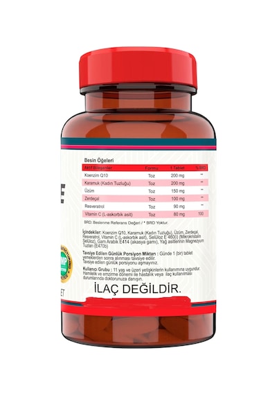 Coenzyme Q10 200 Mg 120 Tablet
