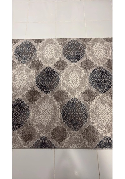 Merinos Halı Akrilik Dokuma Halı 120x110 Cm Renkli