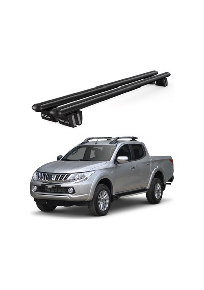 Pençe Mitsubishi L200 Ara Atkı 2015-2023 Uyumlu Siyah Ara Atkı Port Bagaj Tavan Barı