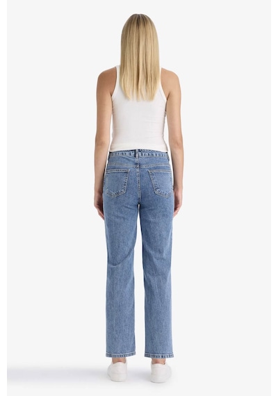 Defacto Comfort Straıght Mavi Kadın Jean Pantolon D8155ax/nm28 Mavi