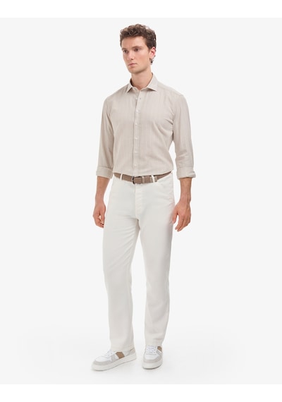 Pierre Cardin Erkek Bej Gömlek Desenli 50320900-vr011