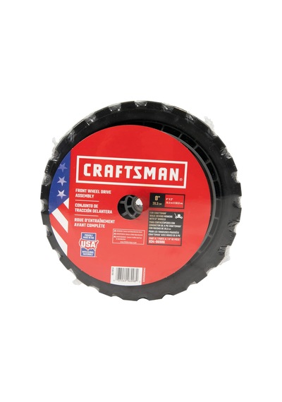 Cmxgzam325070 Geride Yürüme Biçme Makineleri İçin Tekerlek - 20 Cm Çeşitli Modellere Uyar, 20 Cm Fwd, Siyah