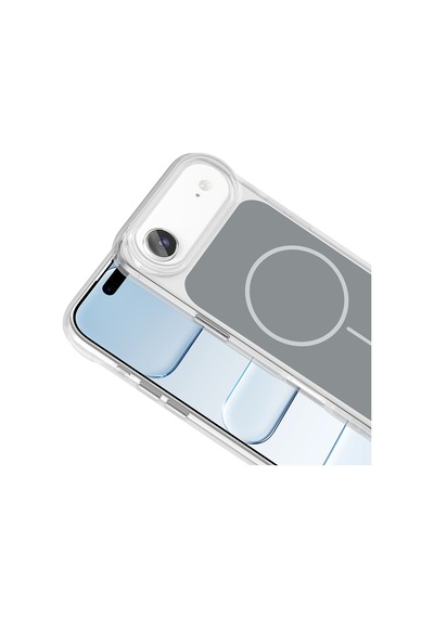 Nihcase Apple Uyumlu iPhone 17 Air Kılıf İkonik Metal Tuşlu Manyetik Şarj Kapak