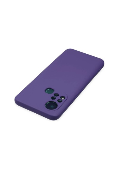 Cosmotex Newface İnfinix Hot 11s Kılıf Nano İçi Kadife Silikon - Mor