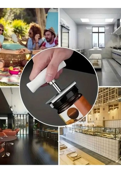1 Adet Paslanmaz Çelik Kavanoz Açacağı - Kolay Bükme, 1,4 Boyu Her Mutfağa Lazım Çok Renkli Diğer