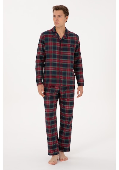 U.s. Polo Assn. Erkek Bordo Pijama Takım 50318614-vr014 Bordo