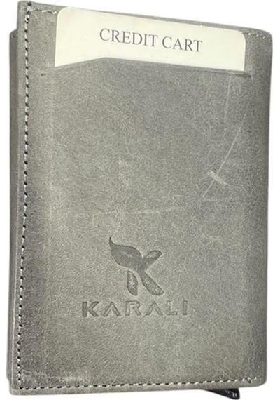 Karalı Deri Karali Hakiki Deri Crazy Mekanizmalı Bryat Gri K501-9 Gri