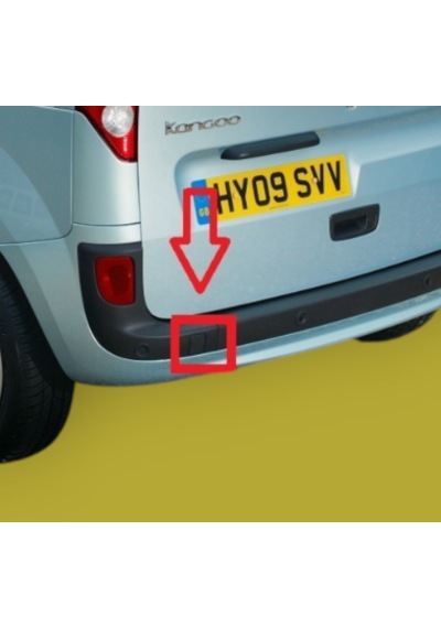 Renault Kangoo Arka Tampon Çeki Demiri Kapağı -