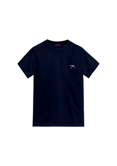 Raru Erkek %100 Pamuk T-Shirt Agnıtıo Lacivert