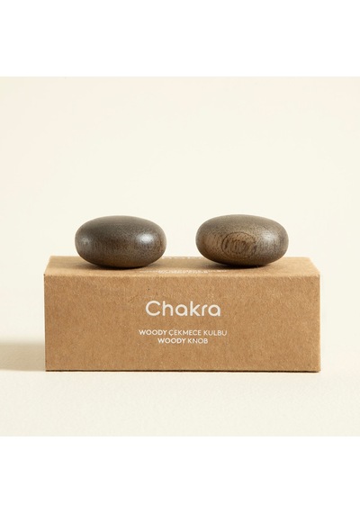 Chakra Woody Ahşap 2'li Çekmece Kulbu Natural