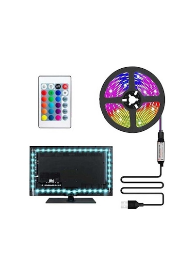 Cata Ct-4566 3m Rgb Usb Tv İç Mekan Şerit Led Seti
