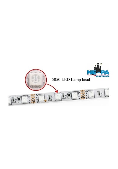 Led İç Mekan 5M Rgb Led 3 Çipli Şerit Led Metrede 60Led Kalite