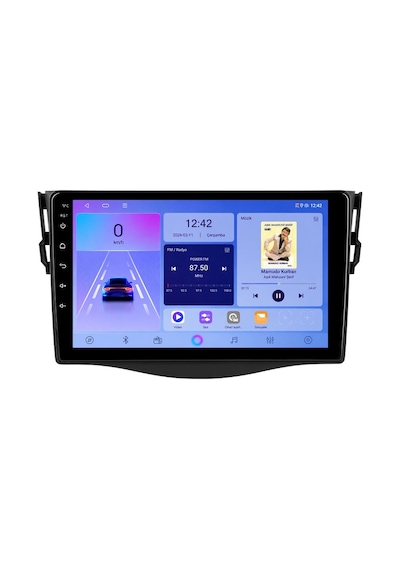 Toyota Rav4 2006-2012 Android Multimedya Carplay Android Auto Navigasyon Kameralı 4gb Ram 64gb 9"