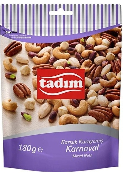 Tadım Karışık Kuruyemiş Karnaval 180 Gr 2 Li 180 G