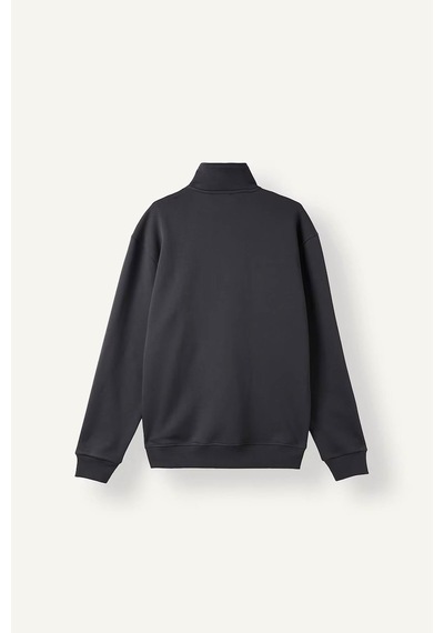 Defacto Yarım Fermuarlı Basic Antrasit Erkek Sweatshirt X7405az/ar9