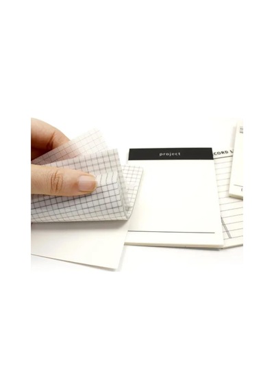 Şeffaf Renkli Yapışkan Not Kağıtları Defter Yer İmleri Etiket Ayraç Sticky Notes Gridnot Notes