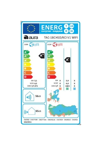 Aura New 18.000 Btu A++ R32 Inverter Klima Wifi Bağlantılı