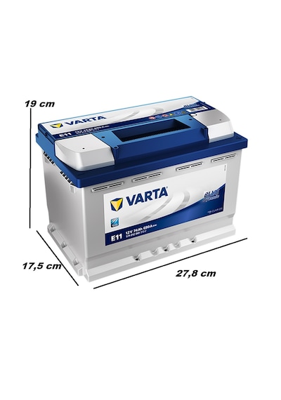 Varta Blue Dynamic E11 12 V 74 Ah 680 Cca Akü-yerinde Montaj