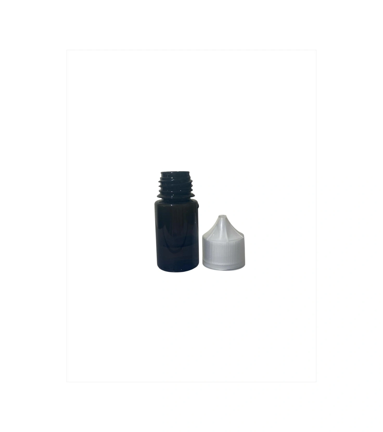 30ml Plastik Siyah Gorilla Şişe Beyaz Kapaklı Şişe, 50 Adet, Plastik Şişe, Likit Şişesi, Sıkıma Uygun Yumuşak Şişe Diğer