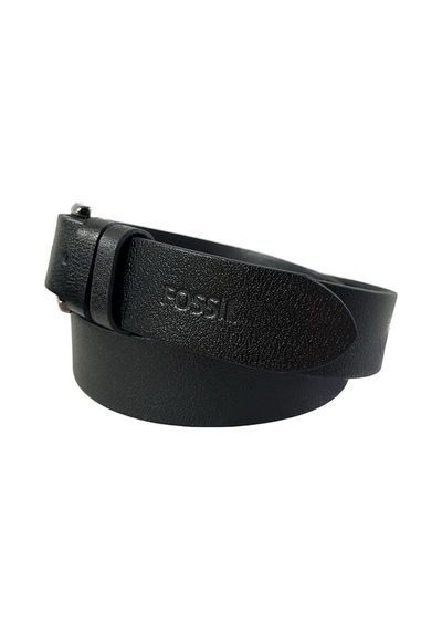 Fossil Siyah Rengi Hakiki Düz Deri Spor 4 Cm Erkek Kemeri-115 Siyah