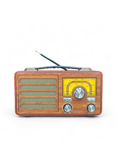Rt-755b Nostalji Gerçek Ahşap Radyo,şık Tasarım , Bluetooth Nostaljik Radyo