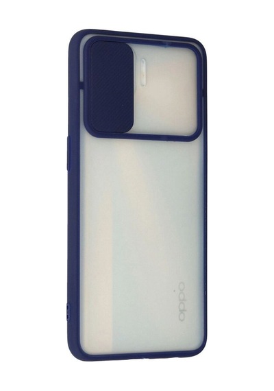 Oppo Reno 4 Lite Kılıf Palm Buzlu Kamera Sürgülü Silikon Darbeye Dayanıklı Tam Uyumlu