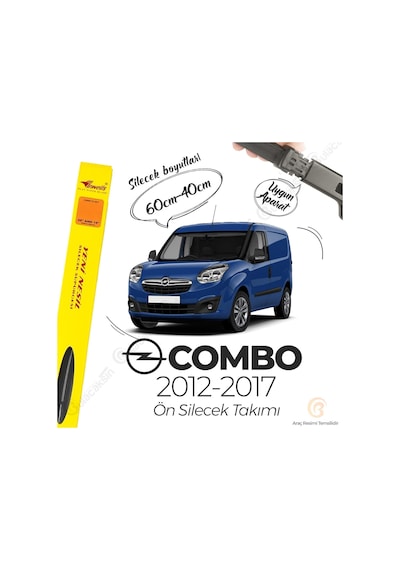 Opel Combo Muz Silecek Takımı 2012-2017 İnwells