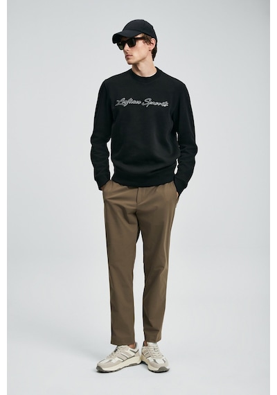 Lufian Erkek Loved Sweatshirt 112030170 Siyah Siyah