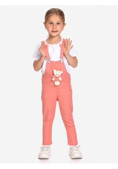 Pembe Kot Salopet 1-4 Yaş 2074-1 Pembe