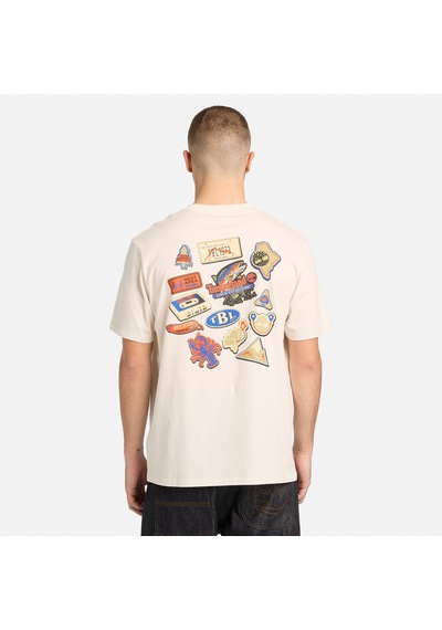 Timberland Magnet Back Graphic Erkek Beyaz T-shirt Tb0a5mnvcm91 2800324