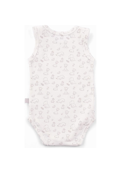 Boumini Kolsuz Bebek Çıtçıtlı Atlet Bebek Body Zürafa-zürafa Çok Renkli