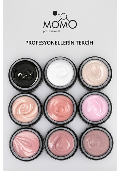 Momo Professional Premium Builder Gel Protez Tırnak Jeli No.09 Vizon 55 gr
