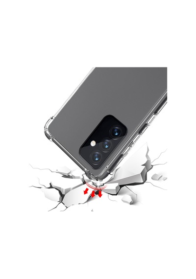 Zore Galaxy Uyumlu A54 Kılıf Msra Nitro Anti Shock Silikon - Renksiz Renksiz