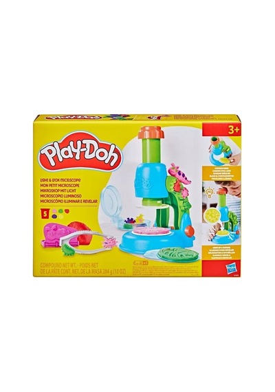 Play-doh Işıklı Mikroskop Oyun Seti Çok  Renkli