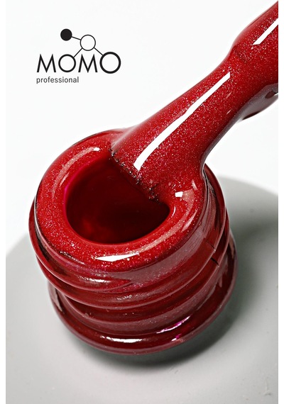 Momo Professional Kalıcı Oje S026 Işıltılı Bordo Kırmızı 14 ML