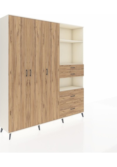 Hyperion Dolap 12 Raflı 4 Çekmeceli Tek Askılı 220x44x243 Aytaşı-çam/çam Atlas Çam/atlas Çam Hyperion Dolap 12 Raflı 4 Çekmeceli Tek Askılı 220x44x243 Aytaşı-çam/çam Atlas Çam/atlas Çam