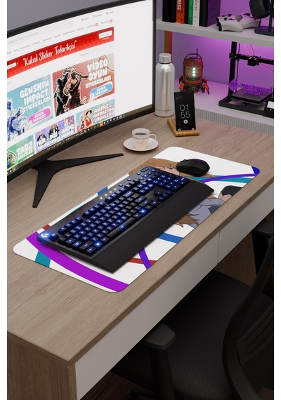 Toradora Anime V2 - 70x30 Xl Gaming Kauçuk Kaymaz Taban Mouse Pad Fare Altlığı