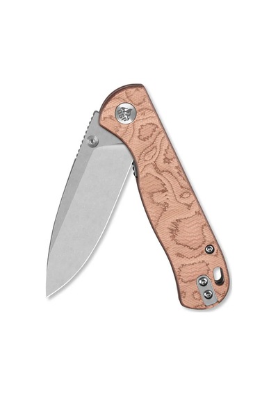 Qsp Ferret Bakır + G10 Sap Nitro V Çelik Kamp Çakısı Qs170-e1 Kum