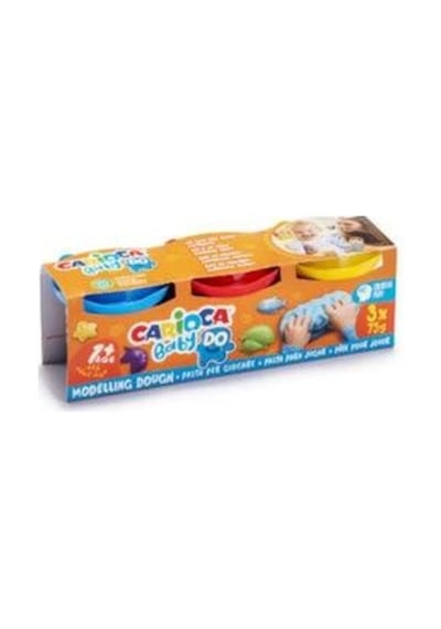 Carıoca Bebek Oyun Hamuru 3 Renk X 75 Gr 1+ Yaş Carioca