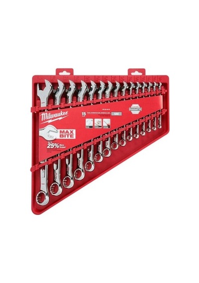 15 Parça Kombine Anahtar Seti, Dayanıklı
