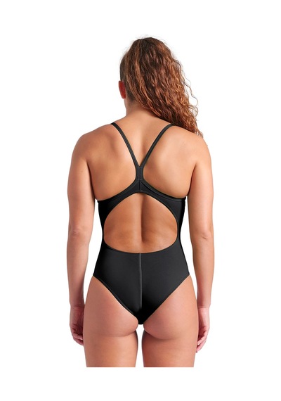 Arena Team Swimsuit Light Drop Solid Fl Kadın Siyah Yüzücü Mayo 004767550