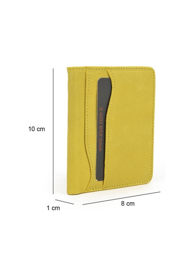 Ziya, Unisex Hakiki Deri Kartlık 1539852z02 Sarı 1539852z02 530 Sarı