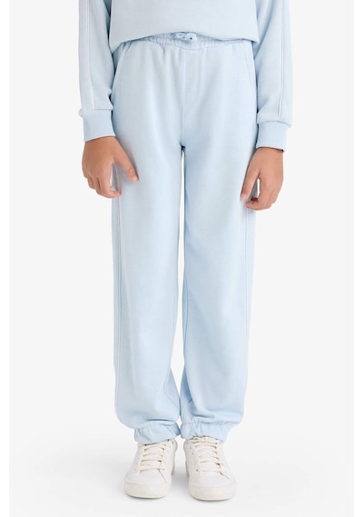 Defacto Erkek Çocuk 2li Takım Baskılı Sweatshirt Eşofman Altı G8060a825cwbe177 Mavi-be177