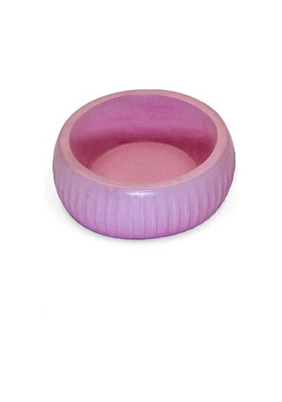 Mikopet Organik Seramik Mama Kabı Pembe Çok Renkli