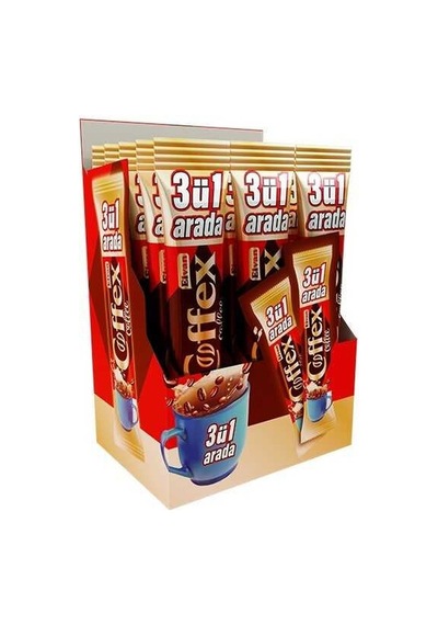 Elvan Coffex 3 ü 1 Arada Hazır Kahve 18 Gr. (1 Kutu)