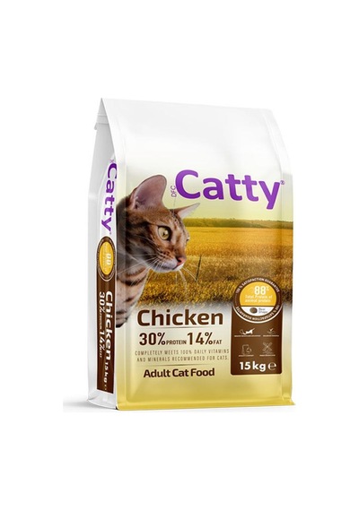 Catty Tavuklu Yetişkin Kedi Maması 15+1 Kg