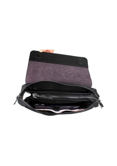 Alphaclub Bag Erkek Siyah Hakiki Deri El Ve Portföy Çantası