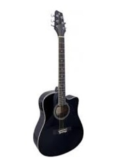Stagg Sa20 Dce Blk Elektro Akustik Gitar