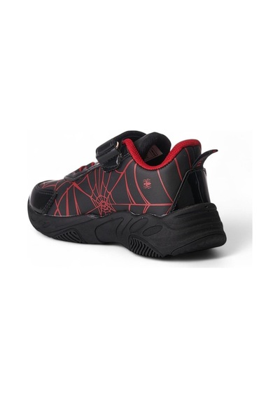 Spıderman 836 Erkek Çocuk Işıklı Sneaker Siyah
