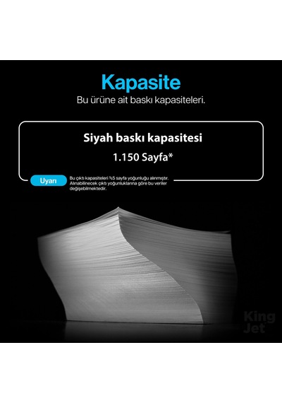 Kingjet Hp Uyumlu M211d Standart Kapasiteli 10'lu Paket Toner Çipli 136a W1360a